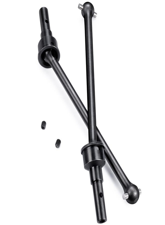 JGGZONE 2Pcs JGGZONE Hard Steel RC Universal Front Rear CVD Drive Shaft Dogbone Joint Driveshaft Compatible with Traxxas 1/10 EREVO 2.0 E-Revo Revo Summit RC Upgrade Parts - Image 3